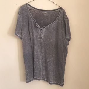 American Eagle waffle tee